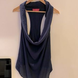 Racer-back, Scoop-neck blouse